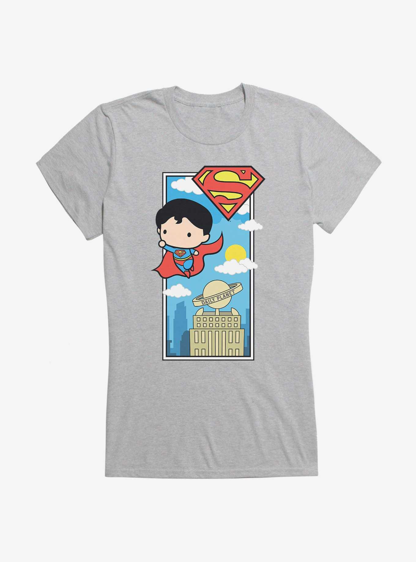 DC Comics Superman Chibi Daily Planet Girls T-Shirt, HEATHER, hi-res