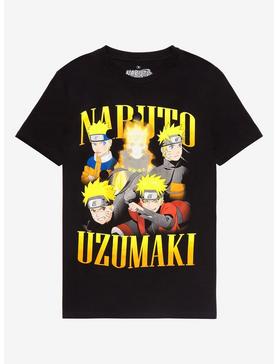 Naruto Shippuden Ombre Naruto Uzumaki Collage T-Shirt, , hi-res