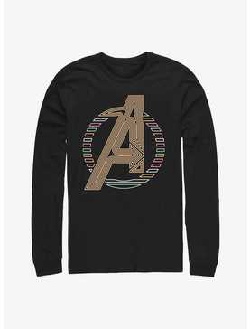 Marvel Avengers Neon Icon Long Sleeve T-Shirt, , hi-res
