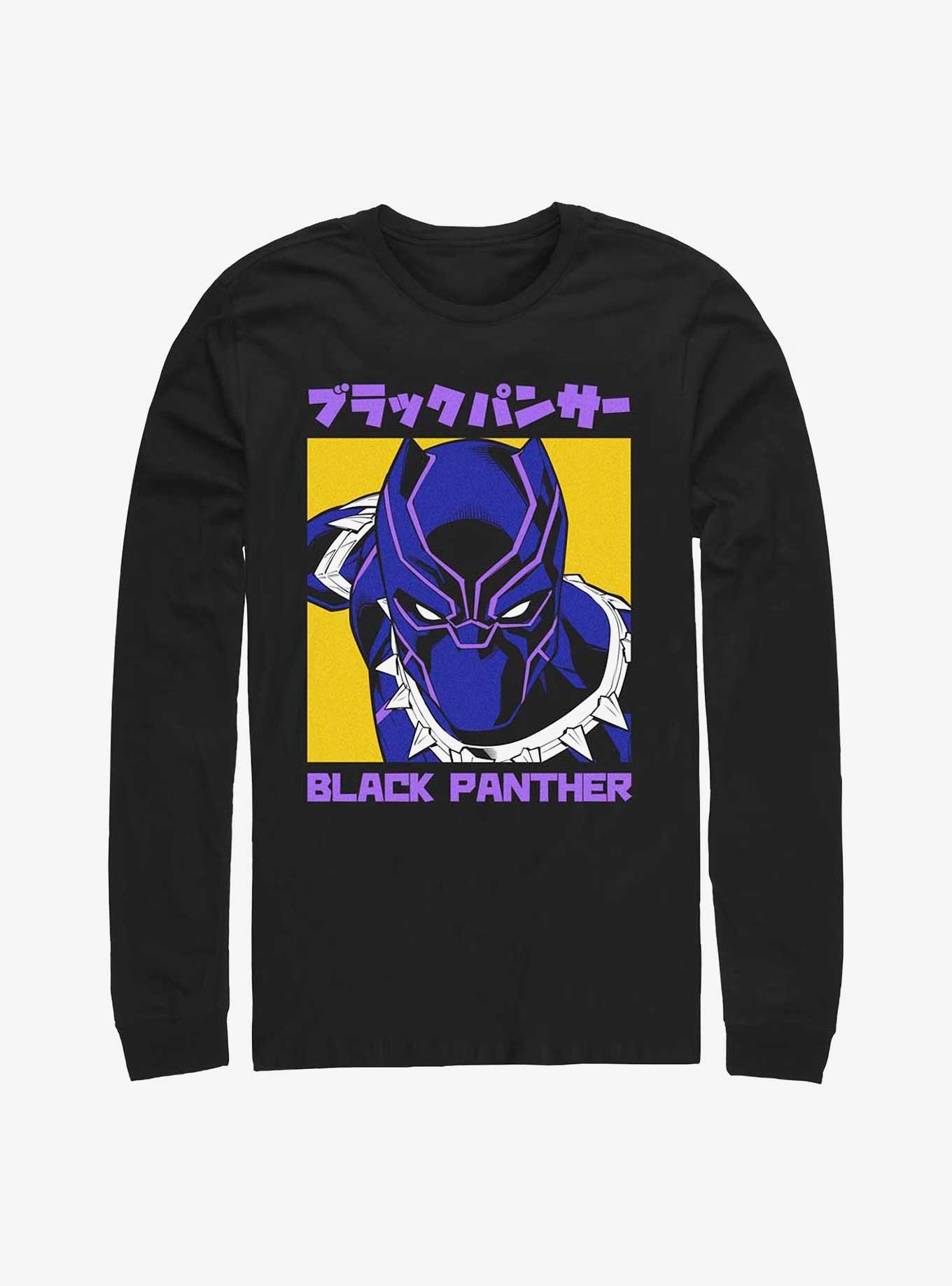 Marvel Black Panther Kanji Long Sleeve T-Shirt, , hi-res
