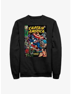 Marvel Captain America Captain Comic Cover Sweatshirt, , hi-res