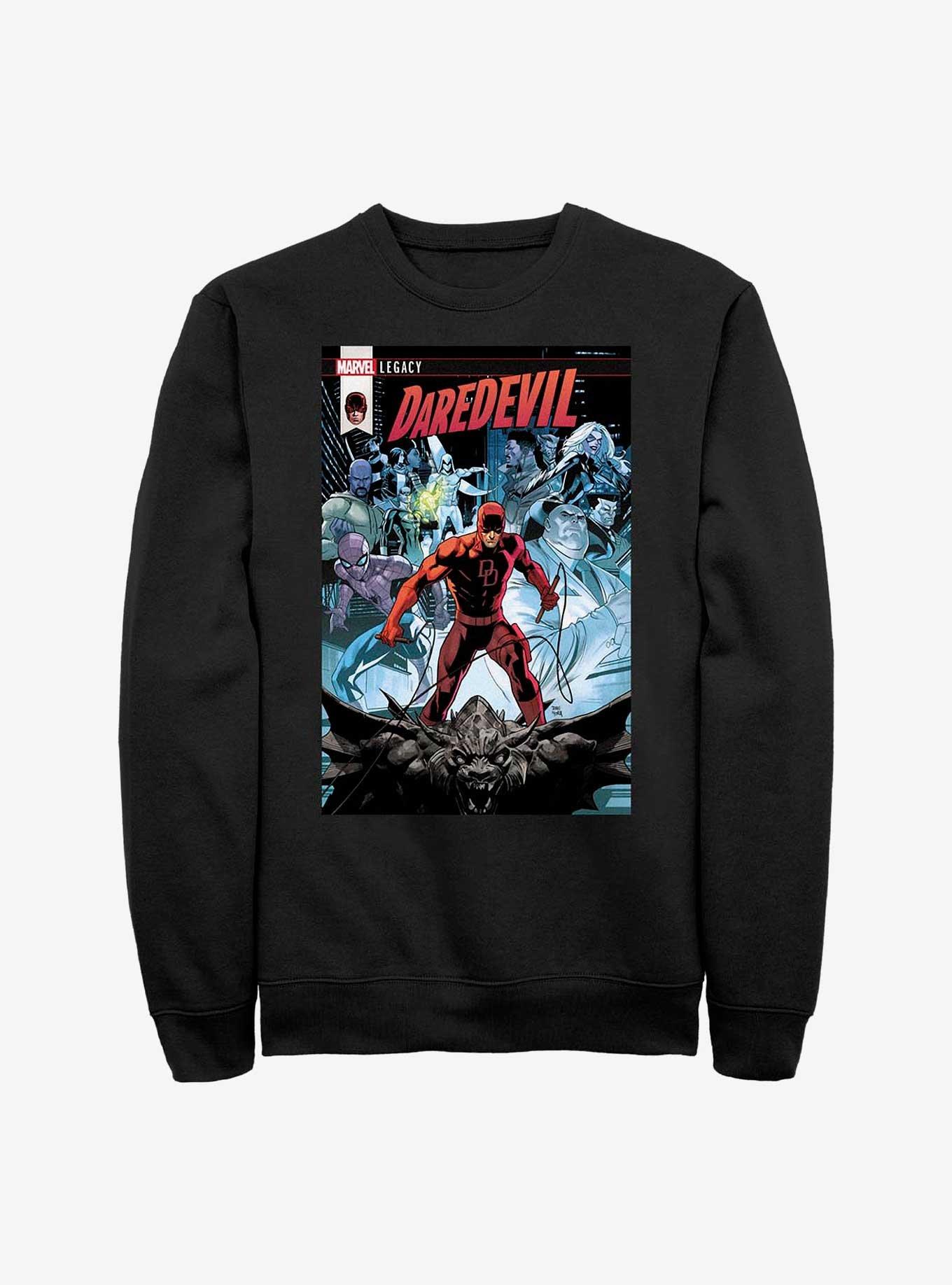 Marvel Daredevil Comic Cover Sweatshirt, BLACK, hi-res