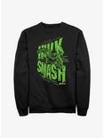 Marvel The Incredible Hulk Smash Sweatshirt, BLACK, hi-res