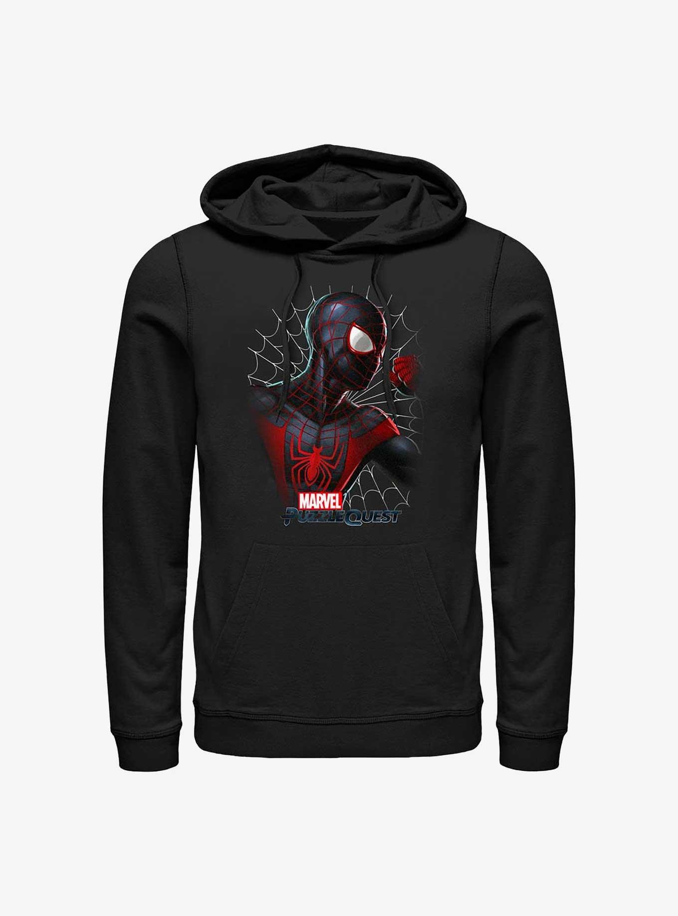 Marvel Spider-Man Miles Morales Puzzle Quest Hoodie, BLACK, hi-res