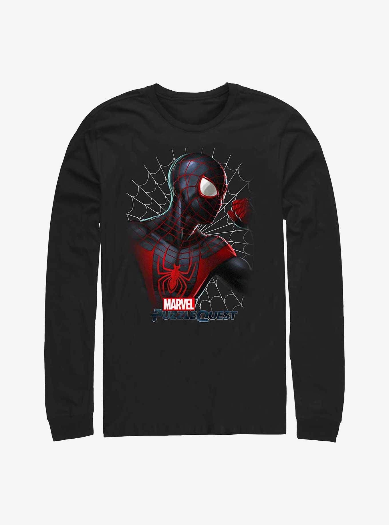 Marvel Spider-Man Miles Morales Puzzle Quest Long Sleeve T-Shirt, , hi-res