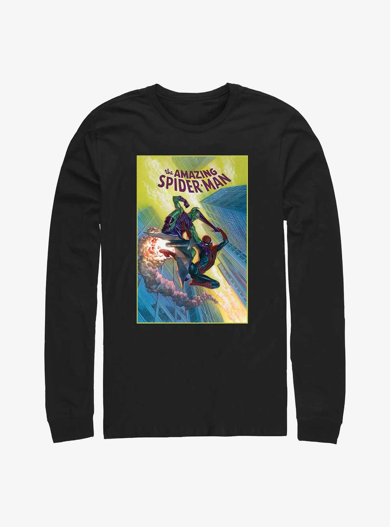 Marvel Spider-Man vs Green Goblin Long Sleeve T-Shirt, , hi-res