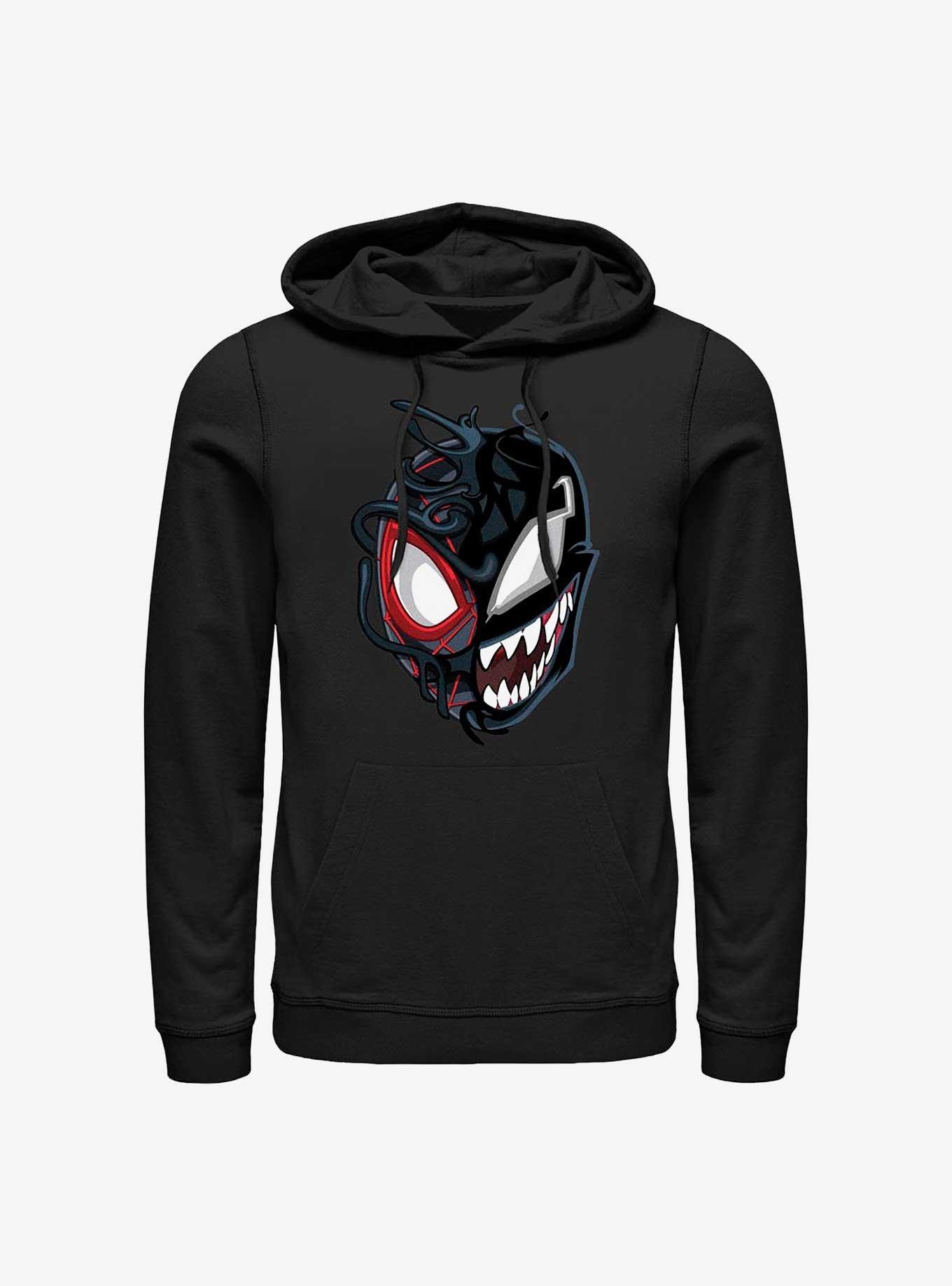 Marvel Venom Split Miles Morales Spider-Man Hoodie, , hi-res