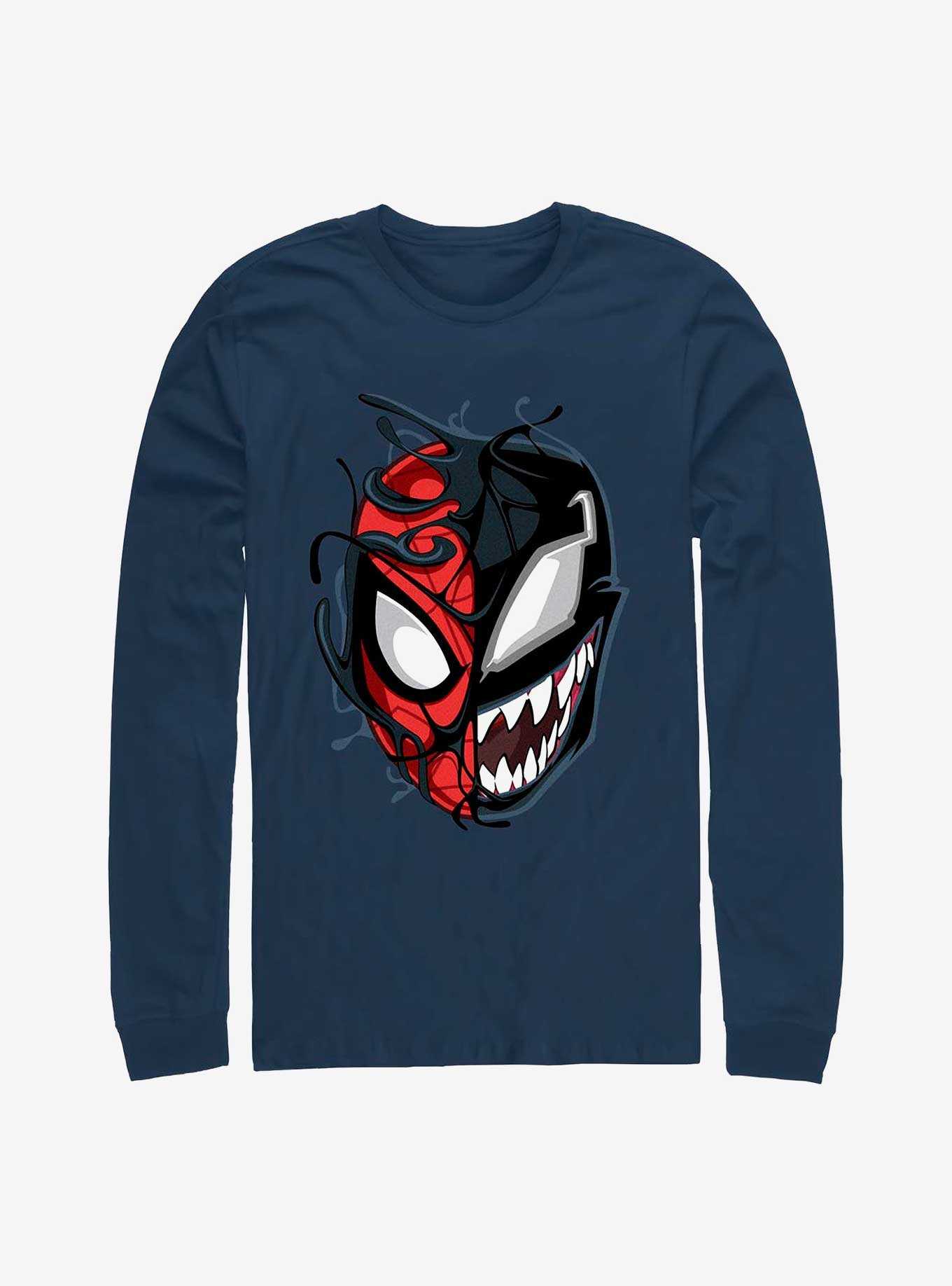 Marvel Venom Split Spider-Man Long Sleeve T-Shirt, , hi-res