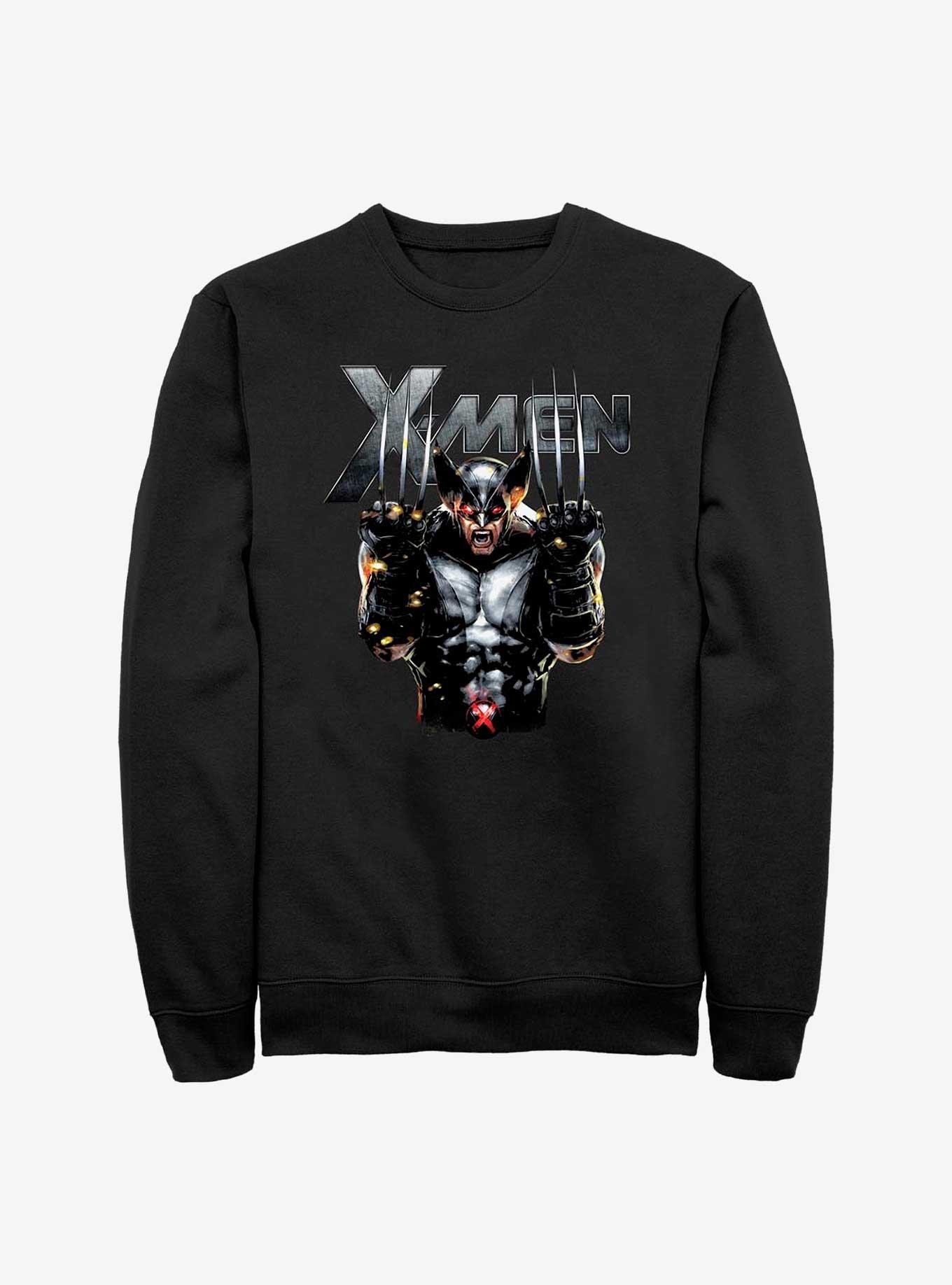 Marvel X-Men Metal Wolverine Sweatshirt, , hi-res