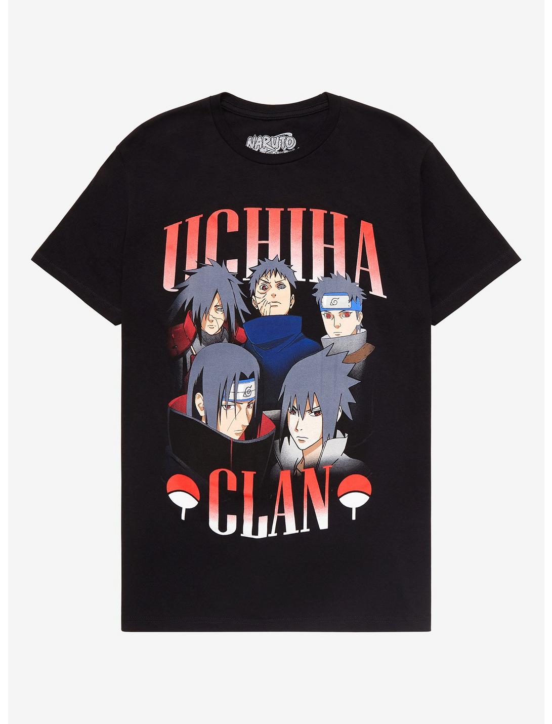 Naruto Shippuden Ombre Uchiha Clan Collage T-Shirt | Hot Topic