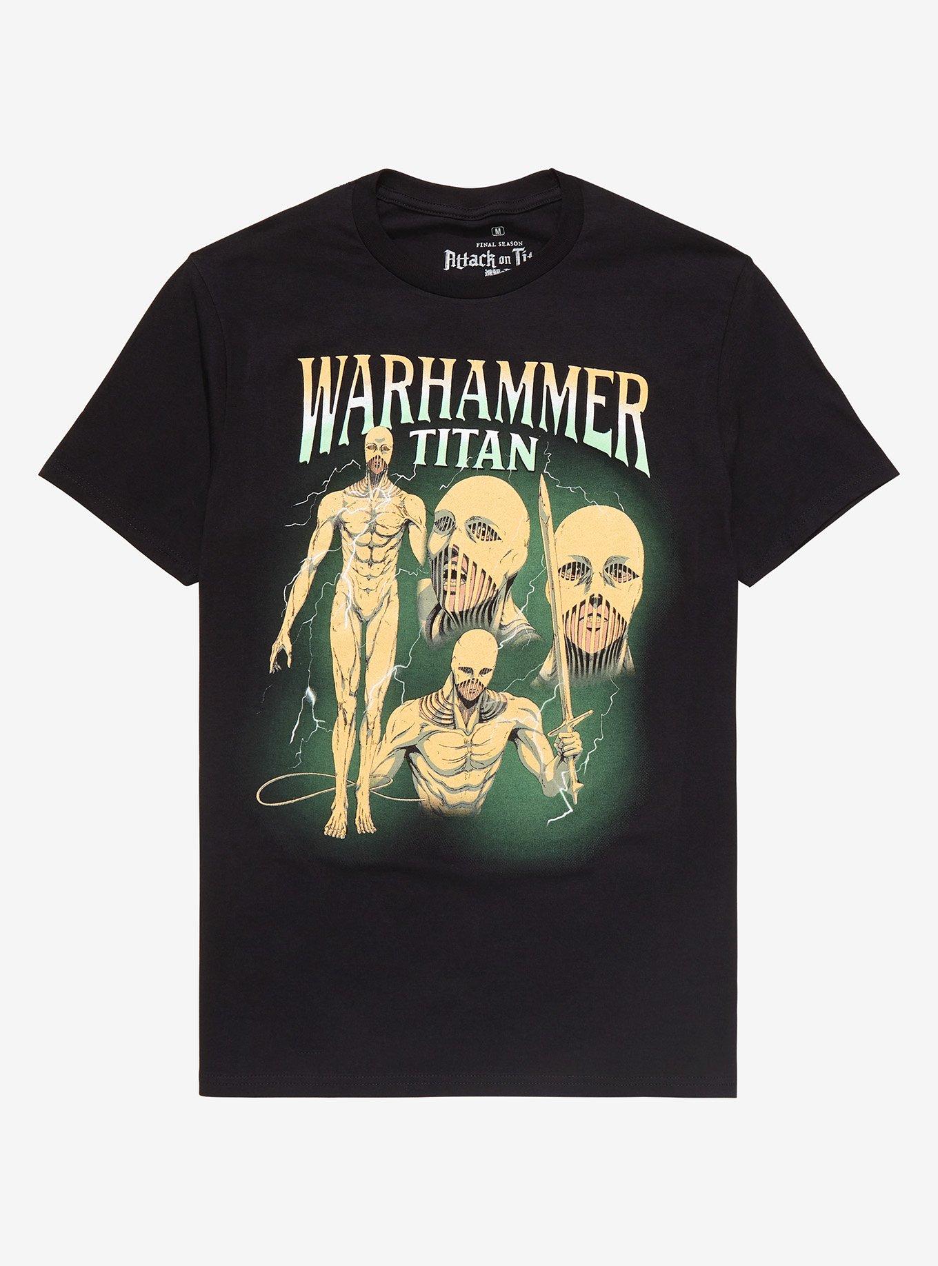 Attack On Titan Warhammer Titan Collage T Shirt Hot Topic