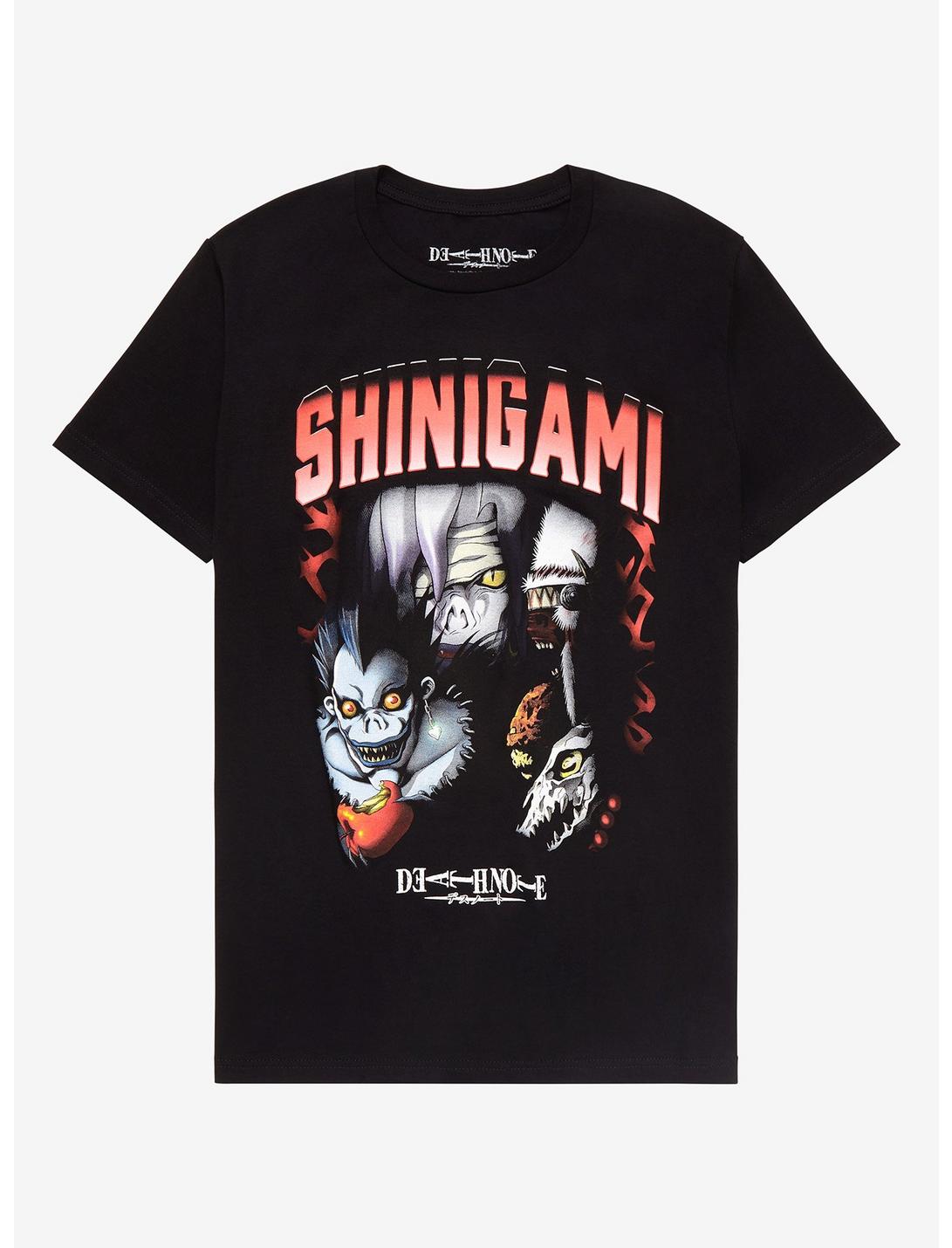 Death Note Shinigami Group Collage T-Shirt, BLACK, hi-res