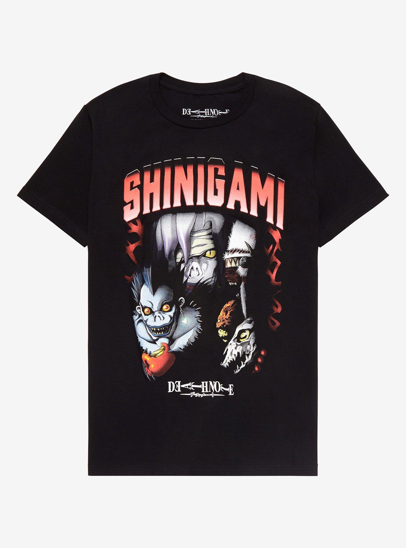 Death Note Shinigami Group Collage T-Shirt, BLACK, hi-res