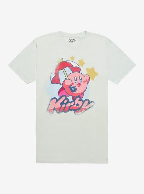 Kirby Umbrella Vintage Fade T-Shirt | Hot Topic