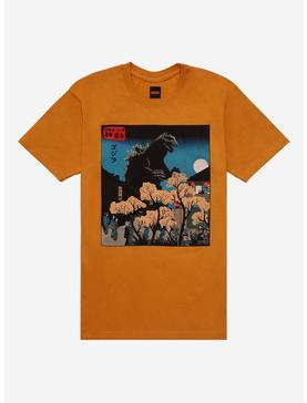 Godzilla Vintage Art Panel T-Shirt, , hi-res