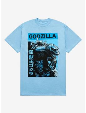 Godzilla Blue Panel T-Shirt, , hi-res