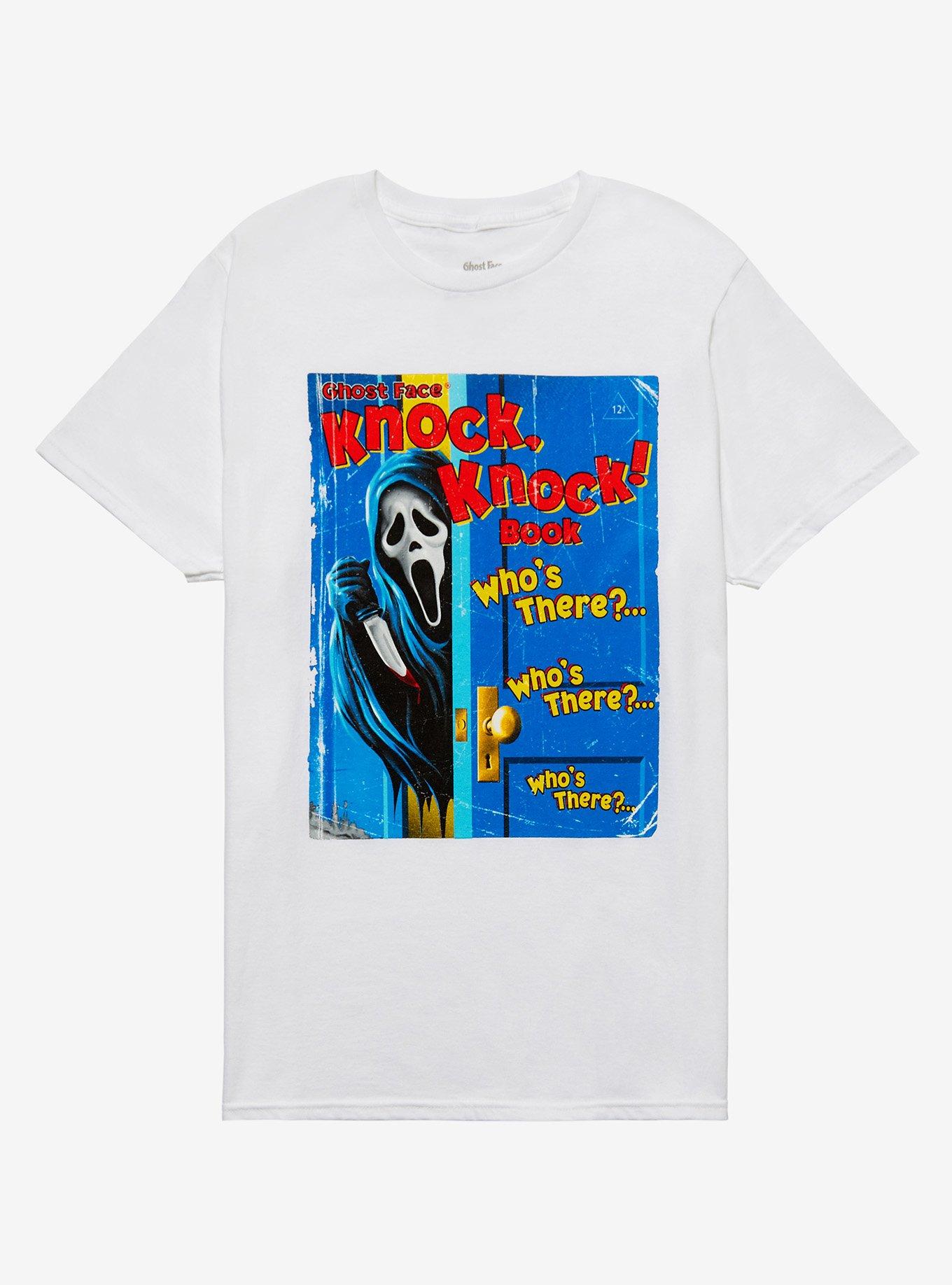 Scream Ghost Face Knock Knock T-Shirt, MULTI, hi-res