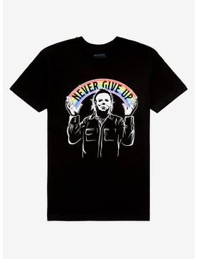 Halloween Michael Myers Never Give Up T-Shirt, , hi-res