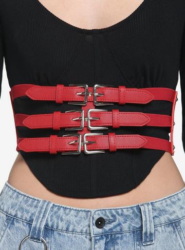 トップス theredthread S logo belt tops TOPS – THEREDTHREAD