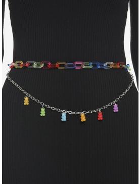 Rainbow Candy Bear Chain Belt, , hi-res