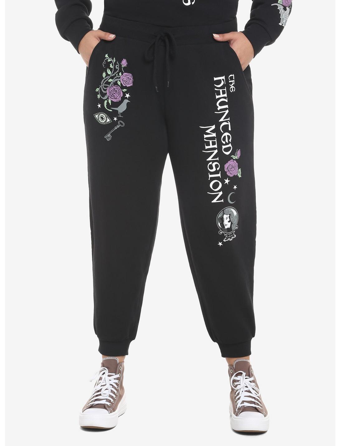 Her Universe Disney The Haunted Mansion Madame Leota Girls Sweatpants Plus Size, BLACK, hi-res