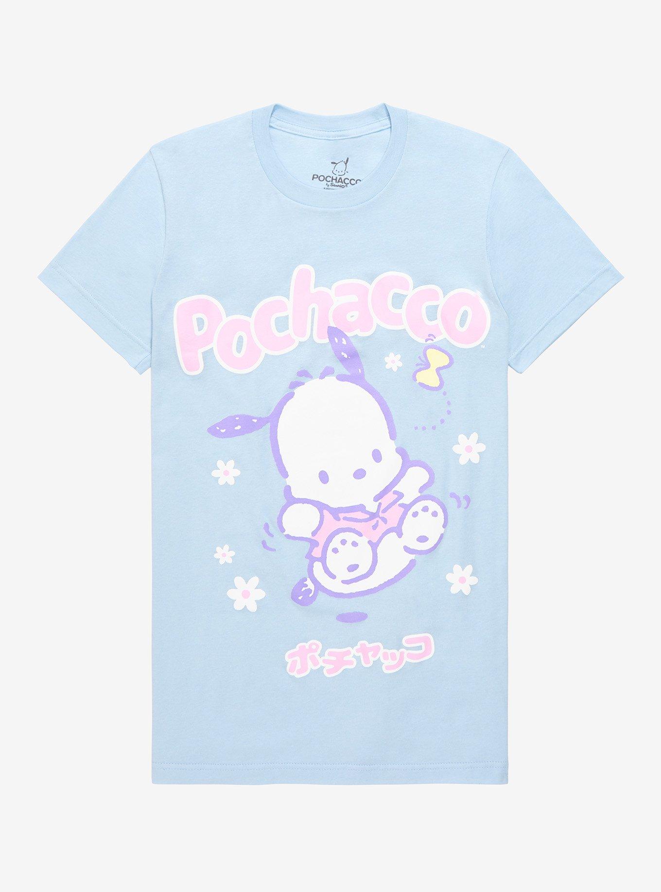 Hot Topic Pochacco Baller Glitter Girls Oversized T-Shirt