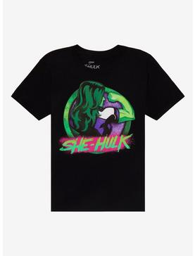 Marvel She-Hulk Flexing Boyfriend Fit Girls T-Shirt, , hi-res