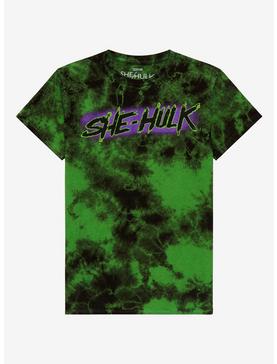 Marvel She-Hulk: Attorney At Law Logo Tie-Dye Boyfriend Fit Girls T-Shirt, , hi-res