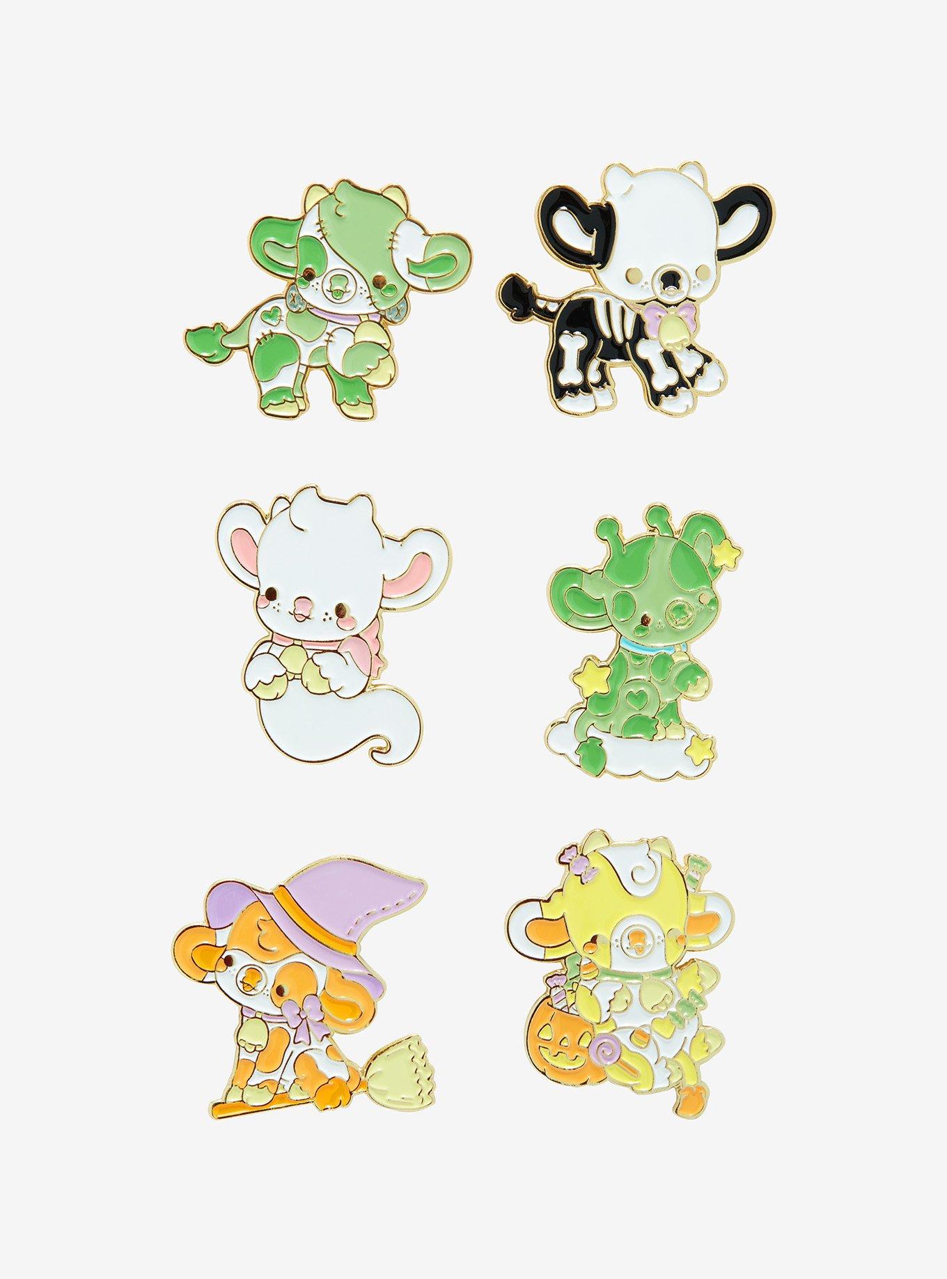 Halloween Cows Blind Bag Enamel Pins By Bright Bat Design