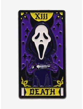 Scream Ghost Face Tarot Card Enamel Pin, , hi-res