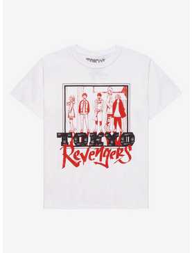 Tokyo Revengers Manga Group Boyfriend Fit Girls T-Shirt, , hi-res
