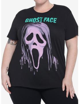 Plus Size Scream Ghost Face Dripping Girls T-Shirt Plus Size, , hi-res