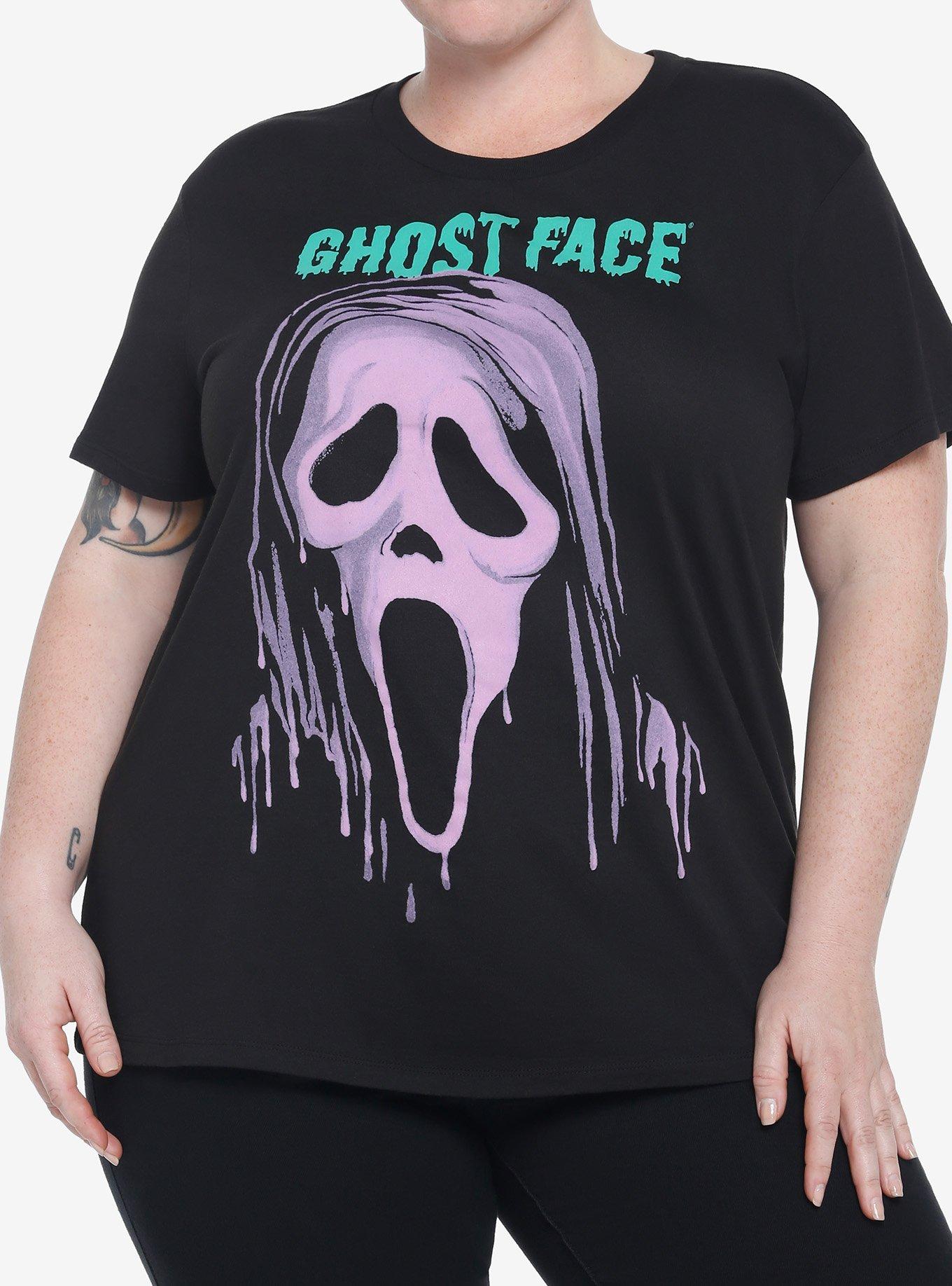 Scream Ghost Face Dripping Girls T-Shirt Plus Size, MULTI, hi-res