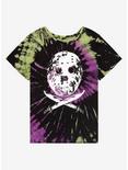 Friday The 13th Tie-Dye Boyfriend Fit Girls T-Shirt Plus Size, MULTI, hi-res