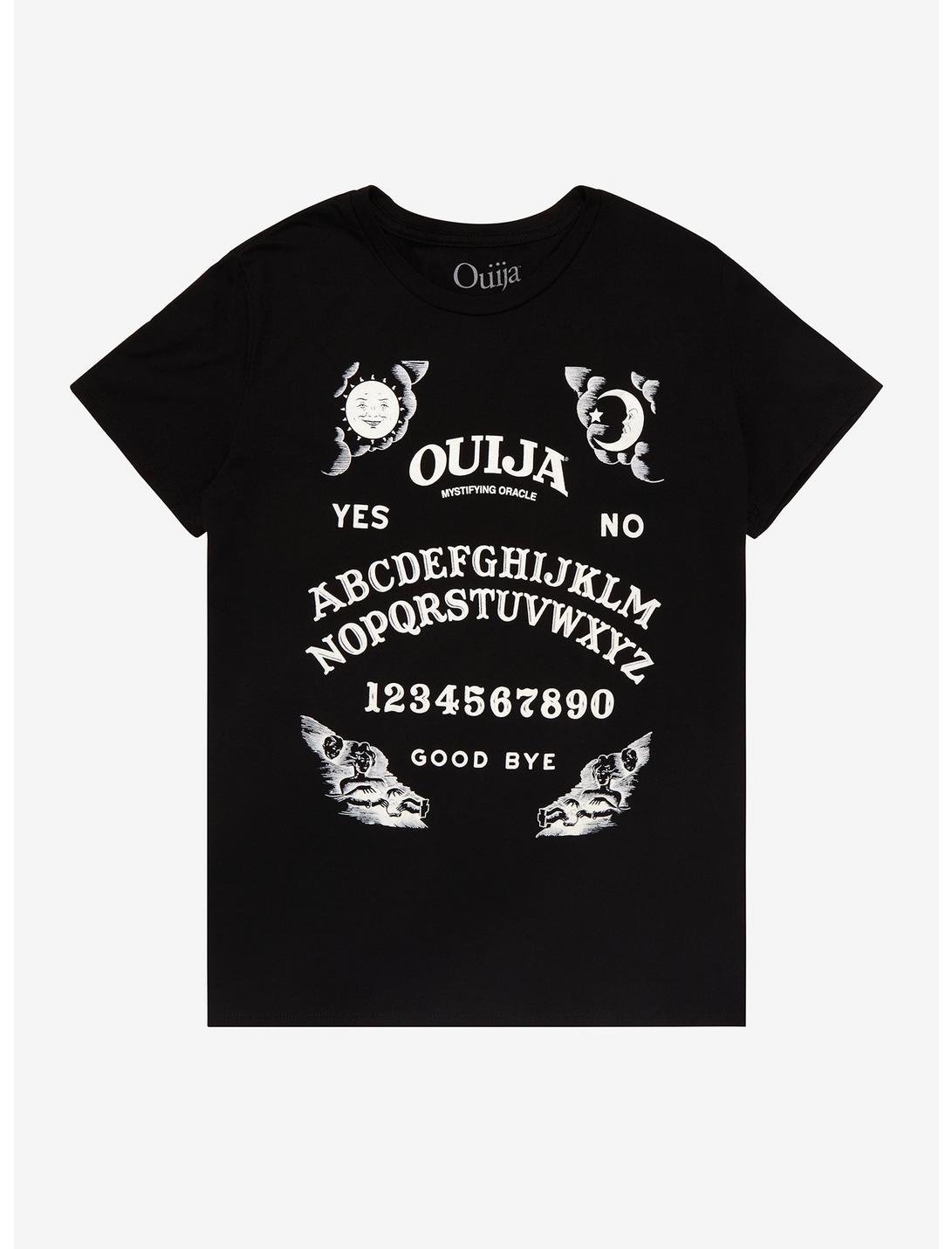 Ouija Board Glow-In-The-Dark Boyfriend Fit Girls T-Shirt, MULTI, hi-res