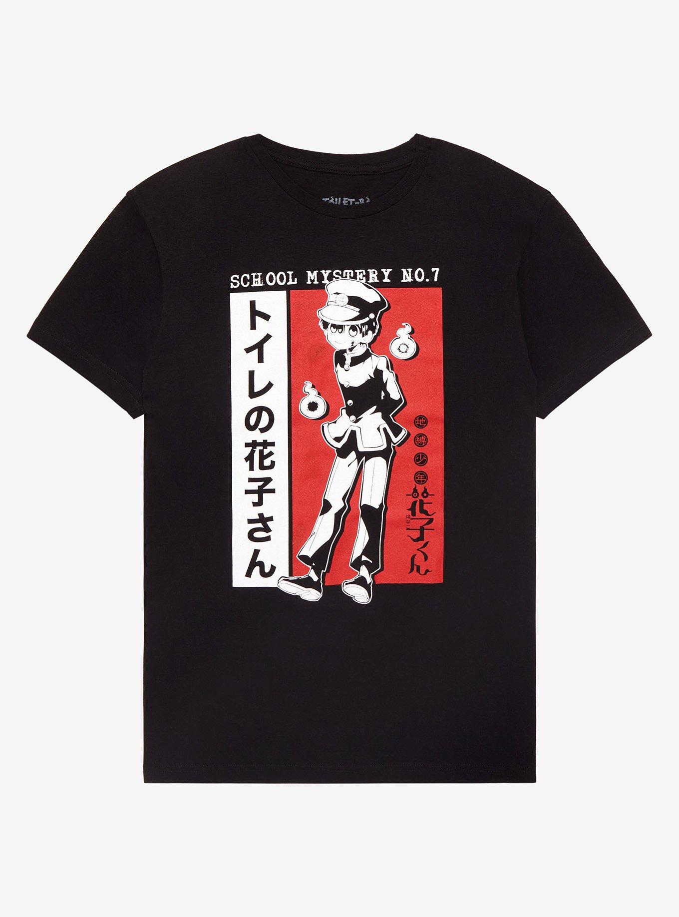 Toilet-bound Hanako-kun Hanako Character Panel T-Shirt - BoxLunch Exclusive, BLACK, hi-res