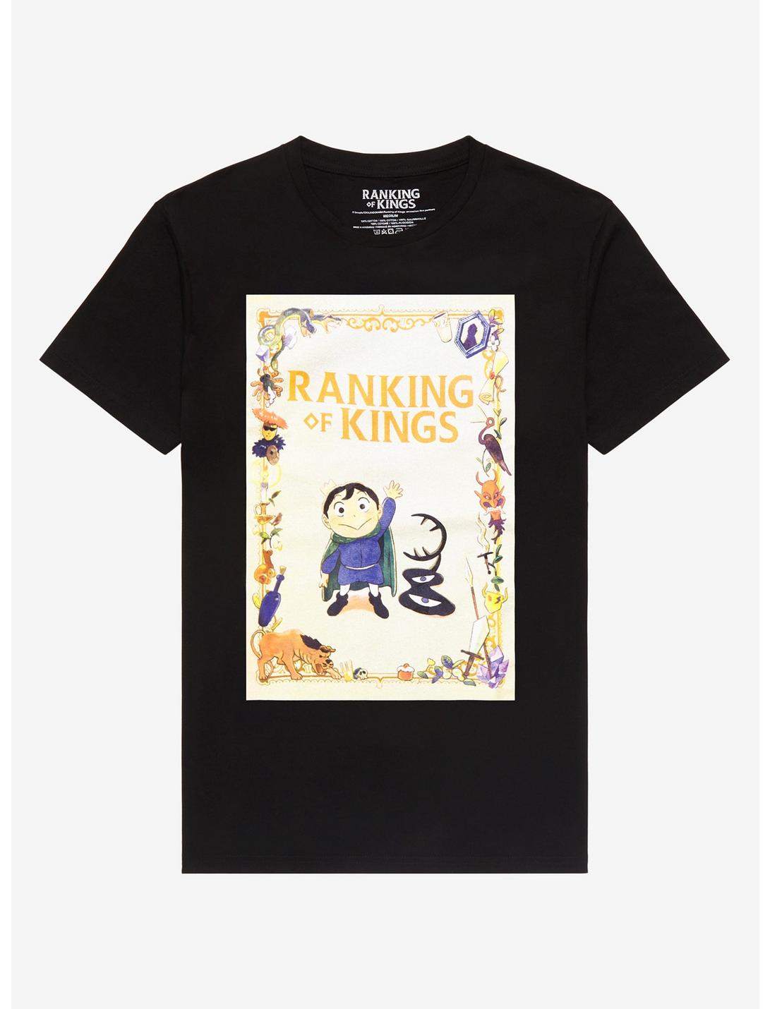 Ranking of Kings Bojji & Kage Poster Portrait T-Shirt - BoxLunch Exclusive, BLACK, hi-res
