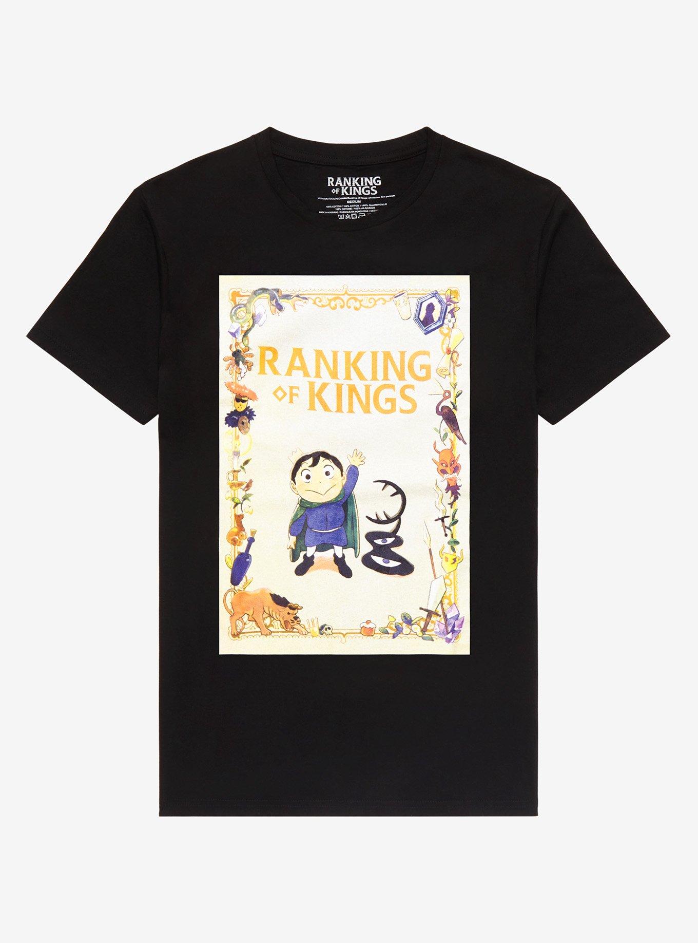 Ranking of Kings Bojji & Kage Poster Portrait T-Shirt - BoxLunch Exclusive, BLACK, hi-res