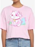 Pink Cow Crop Girls T-Shirt, MULTI, hi-res