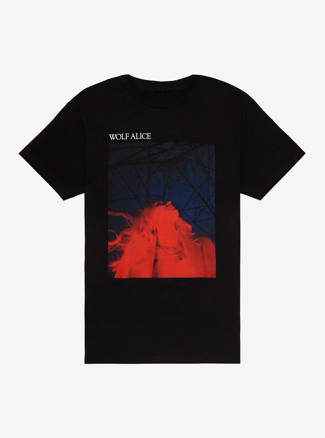 Wolf Alice Ghostly Face T-Shirt, BLACK, hi-res