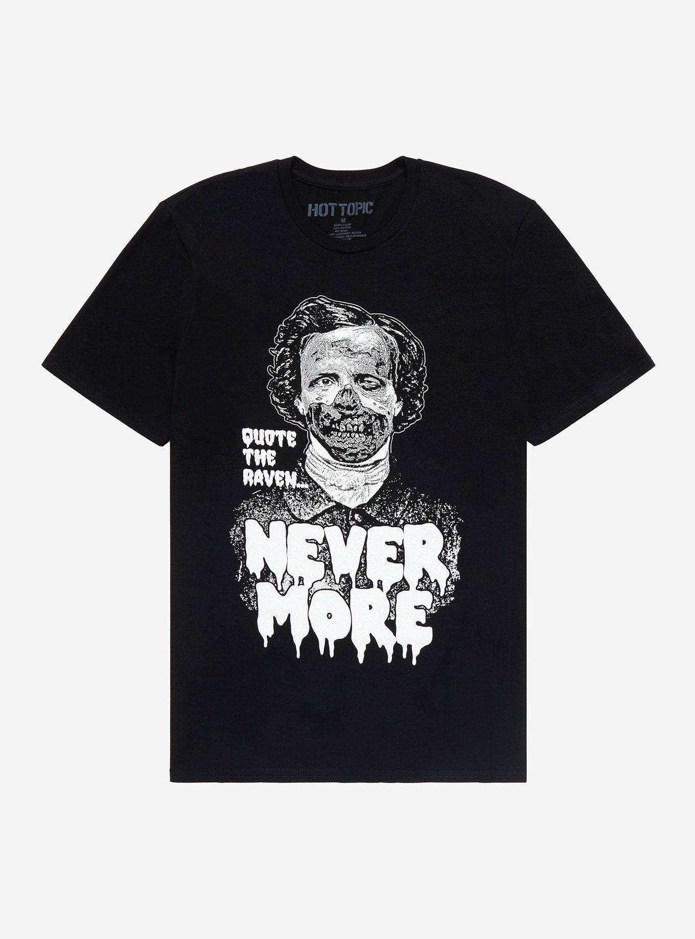 Zombie Edgar Allan Poe Glow-In-The-Dark T-Shirt, MULTI, hi-res