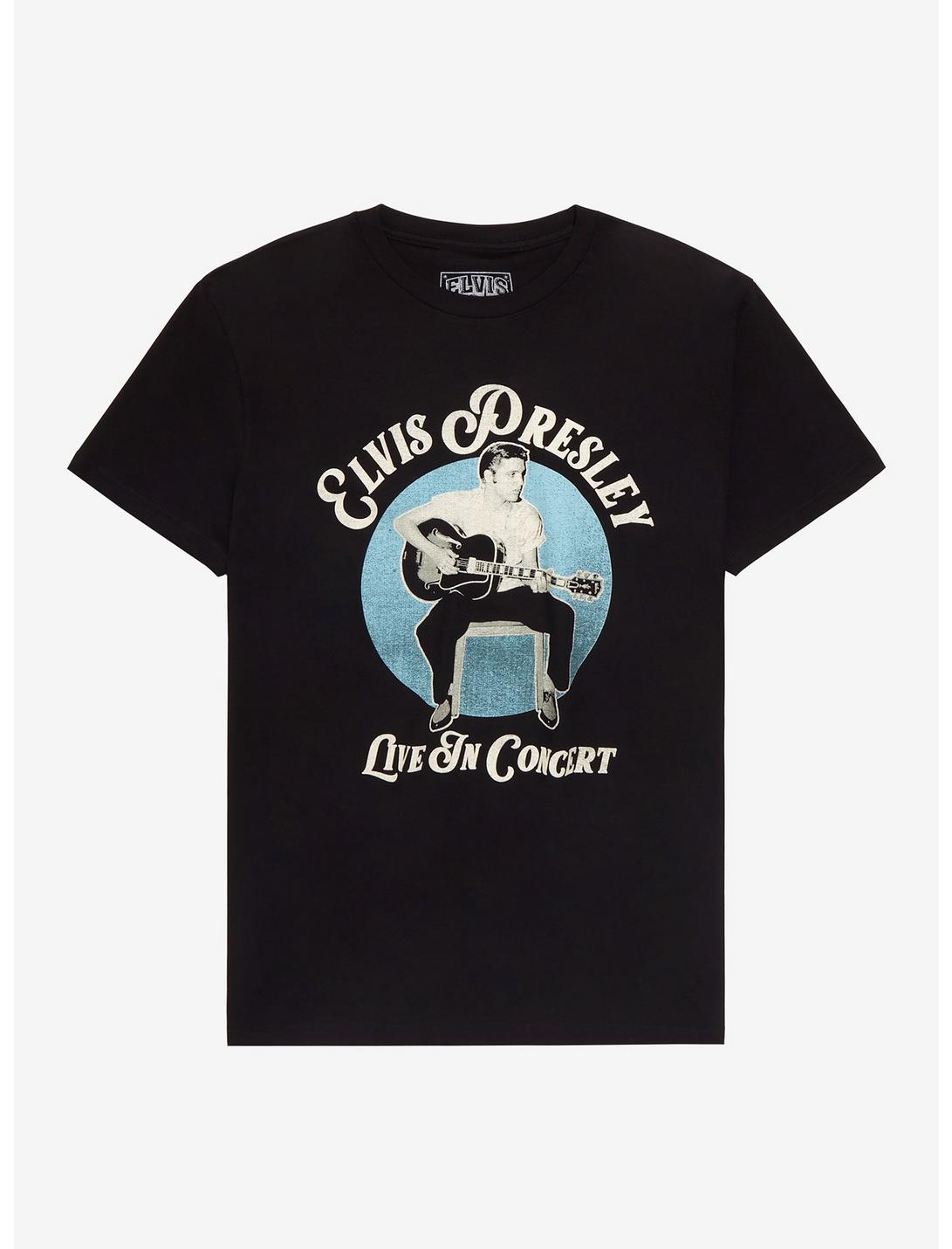 Elvis Presley Concert T-Shirt, BLACK, hi-res