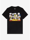 TinyTAN Butter Group Panel T-Shirt Inspired by BTS, CHARCOAL  GREY, hi-res