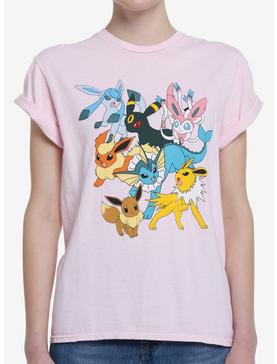 Pokemon Eeveelutions Boyfriend Fit Girls T-Shirt, , hi-res