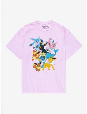 Pokemon Eeveelutions Boyfriend Fit Girls T-Shirt Plus Size, , hi-res
