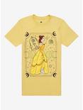 Disney Beauty And The Beast Belle Tarot Card Boyfriend Fit Girls T-Shirt, MULTI, hi-res