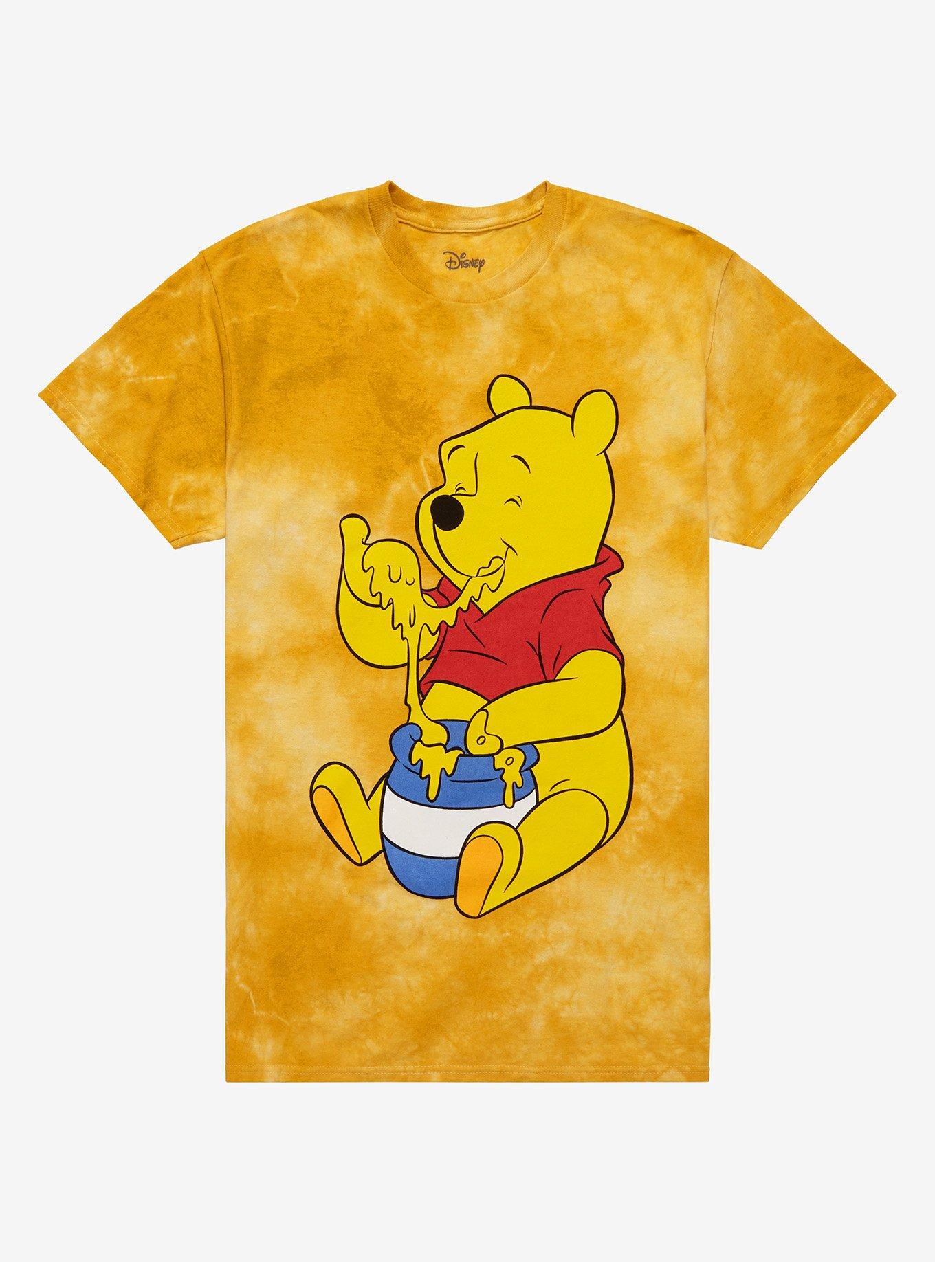 Disney Winnie The Pooh Honey Tie-Dye Boyfriend Fit Girls T-Shirt