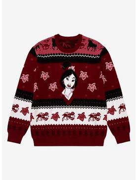 Disney Mulan Mushu & Mulan Holiday Sweater - BoxLunch Exclusive, , hi-res