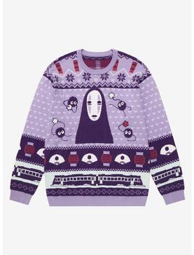 Studio Ghibli Spirited Away No-Face Holiday Sweater - BoxLunch Exclusive , , hi-res