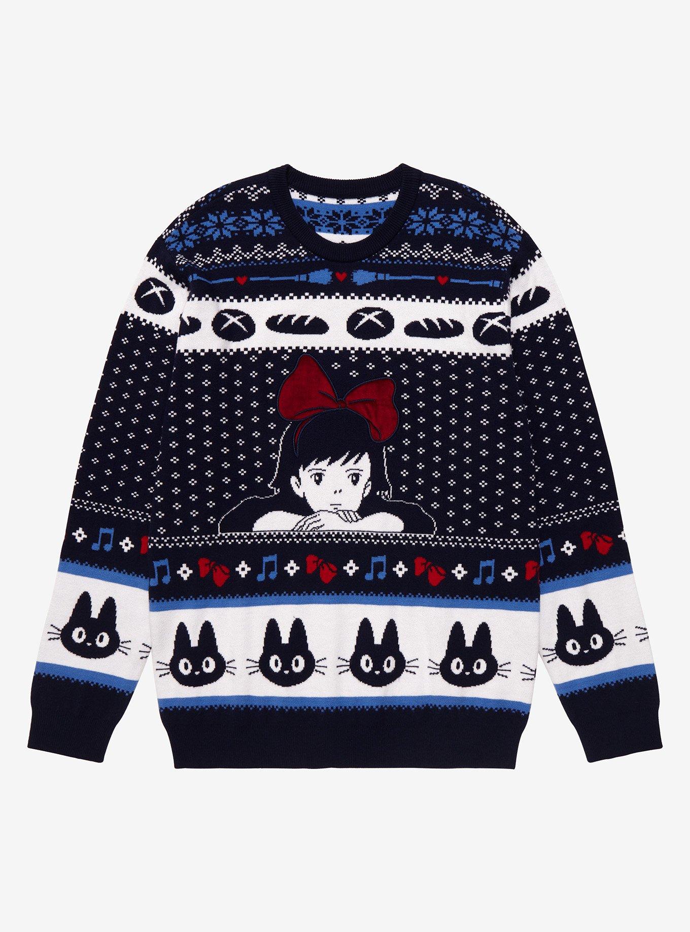 Studio Ghibli Kiki's Delivery Service Kiki Holiday Sweater - BoxLunch